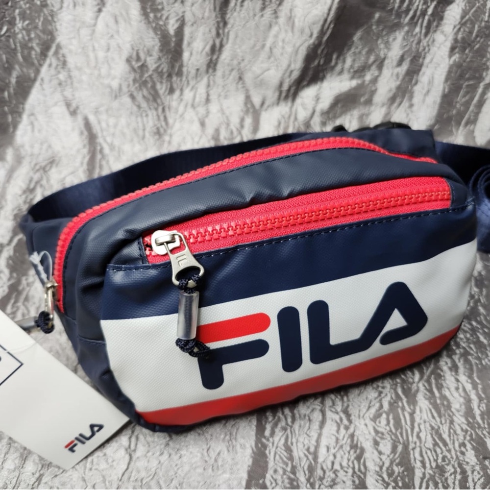 Fila Navy and Red Men's Bag